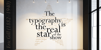 Perpetua Font Poster 2